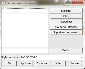Gestion des styles